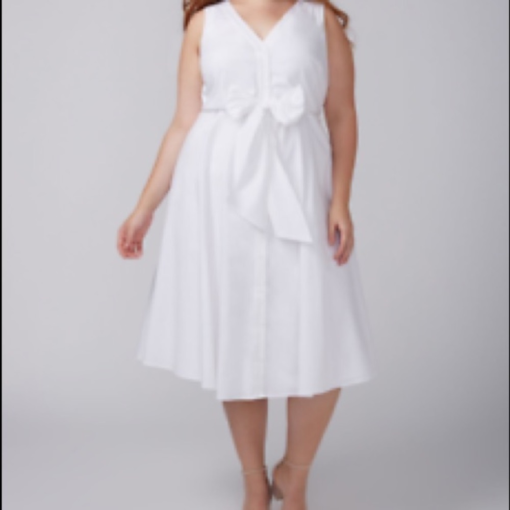 Lane Bryant Cotton Summer Wrap Dress